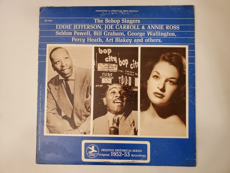 Eddie Jefferson, Joe Carroll & Annie Ross The Bebop Singers vinyl record